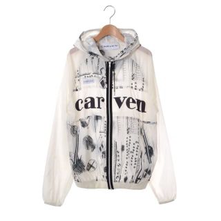 カルヴェン(CARVEN)のCARVEN ハンドイラスト ナイロンブルゾン(ブルゾン)