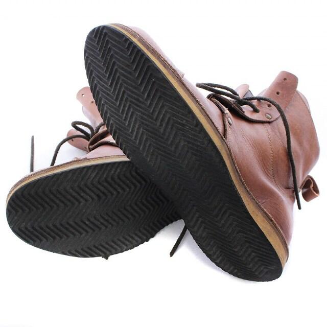 other(アザー)のプントピグロ ショートブーツ レースアップ レザー 茶 ブラウン /UY12 ● メンズの靴/シューズ(ブーツ)の商品写真