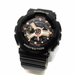 カシオ(CASIO)のカシオ BABY-G 腕時計 ラバーベルト アナログ デジタル BA110-RG(腕時計)
