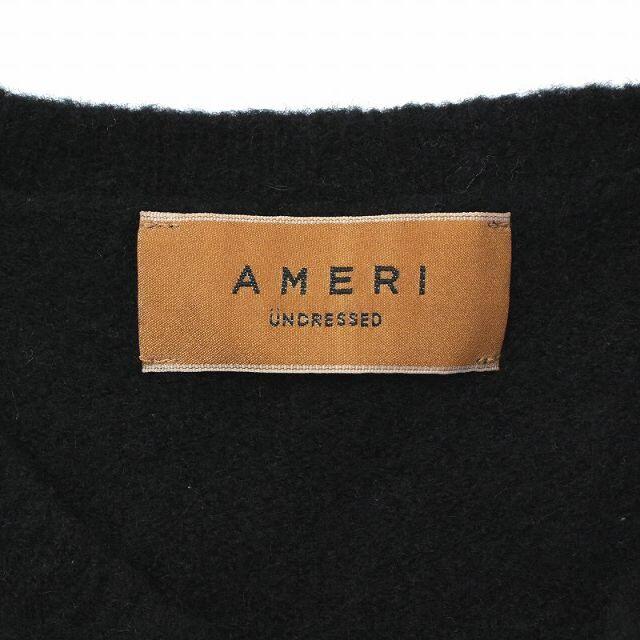 Ameri VINTAGE(アメリヴィンテージ)のアメリヴィンテージ アンドレス ワンピース チュニック セーター F 黒 白 レディースのトップス(ニット/セーター)の商品写真