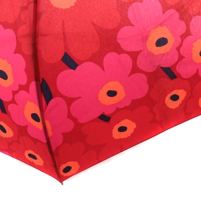 marimekko(マリメッコ)のマリメッコ marimekko ウニッコ 折り畳み傘 雨傘 花柄 ピンク 赤 レディースのファッション小物(傘)の商品写真