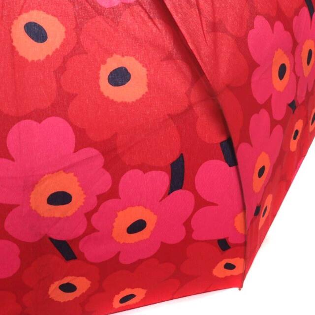 marimekko(マリメッコ)のマリメッコ marimekko ウニッコ 折り畳み傘 雨傘 花柄 ピンク 赤 レディースのファッション小物(傘)の商品写真