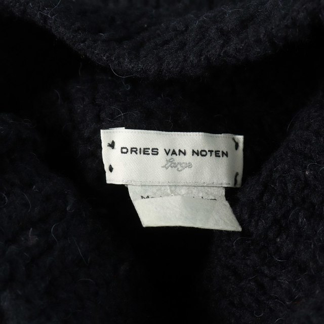 DRIES VAN NOTEN(ドリスヴァンノッテン)のDRIES VAN NOTEN ニット セーター ハイネック ウール L 黒 メンズのトップス(ニット/セーター)の商品写真