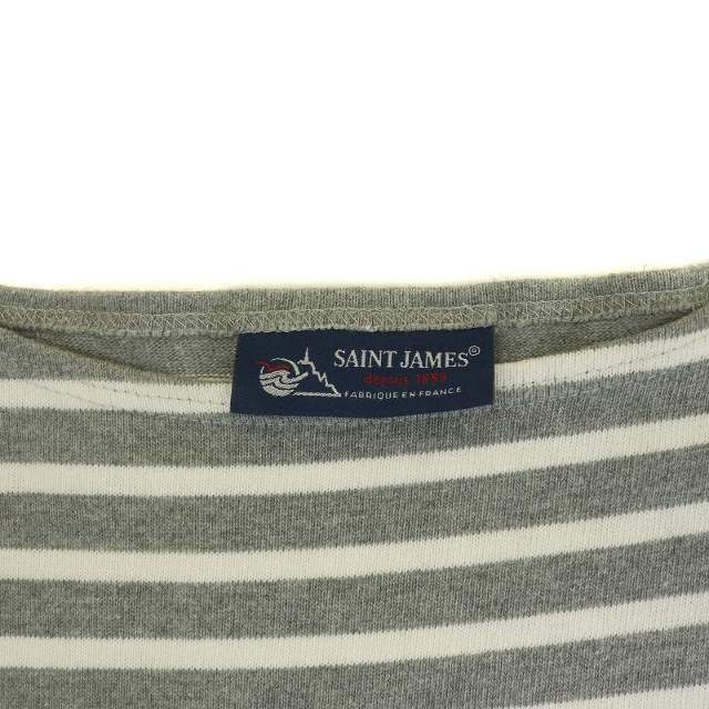 SAINT JAMES(セントジェームス)のセントジェームス バスクシャツ カットソー ボートネック 長袖 ボーダー XS レディースのトップス(カットソー(長袖/七分))の商品写真