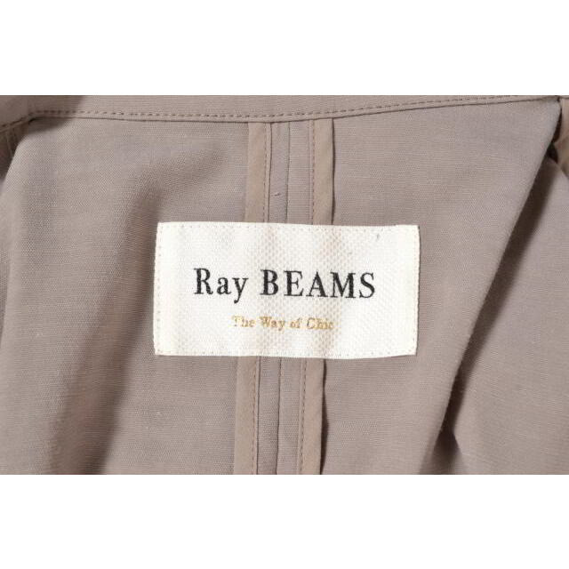 Ray BEAMS(レイビームス)のRay BEAMS リネン混 ロング トレンチ コート レディースのジャケット/アウター(トレンチコート)の商品写真