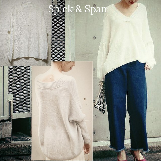 Spick & Span - 【スピックアンドスパン】大きめニットの通販 by パン's shop｜スピックアンドスパンならラクマ