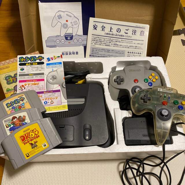 Nintendo 旧世代ゲーム機本体 NINTENDO 64 ソフトセット