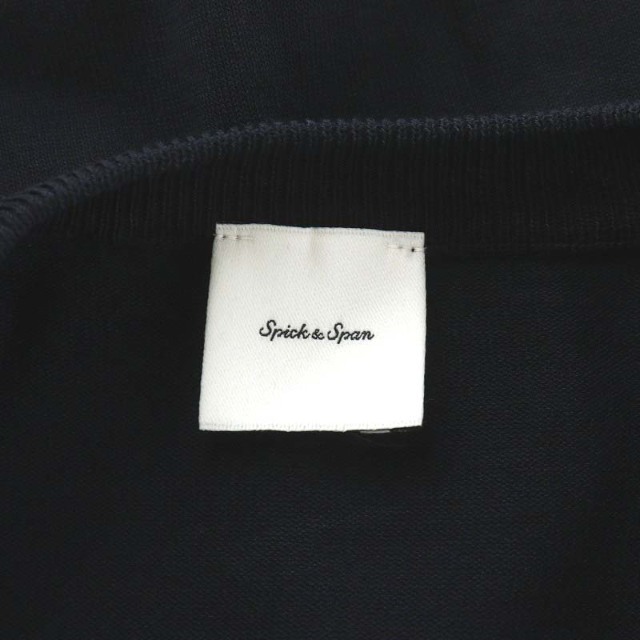 Spick & Span(スピックアンドスパン)のスピック&スパン 20SS フレンチ プルオーバー ノースリーブ ニット F 紺 レディースのトップス(ニット/セーター)の商品写真