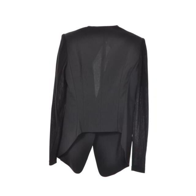 HELMUT LANG - HELMUT LANG IN SEAM BTN ノーカラー ジャケット HELMUT LANG - HELMUT LANG IN SEAM BTN ノーカラー ジャケット