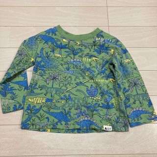 ギャップ(GAP)のベビーギャップ カットソー 長袖　baby Gap 80 ベビー服  恐竜柄(シャツ/カットソー)