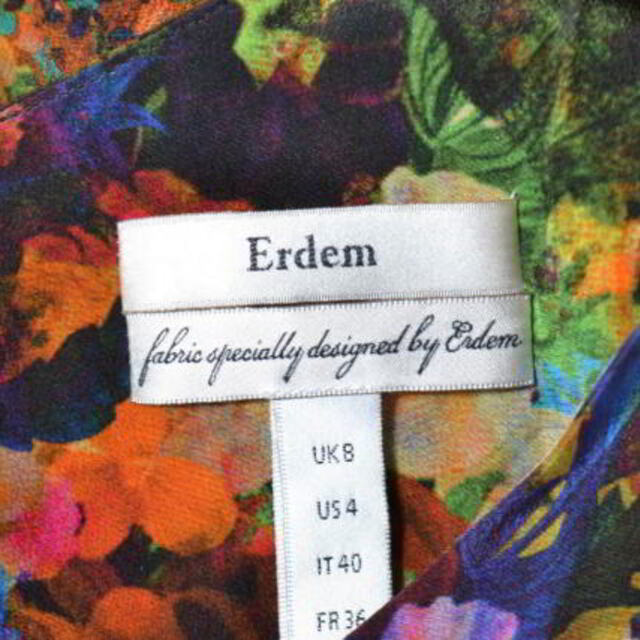 Erdem フラワープリント シルク ドレス ワンピース