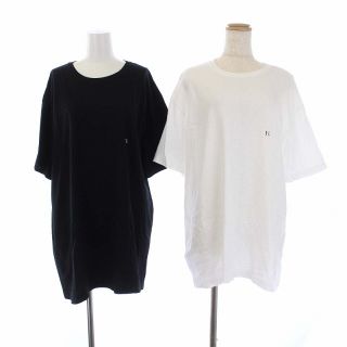 ワイズ(Y's)のY's ヨウジヤマモト Tシャツ カットソー 半袖 オーバーサイズ 2点セット(Tシャツ(半袖/袖なし))