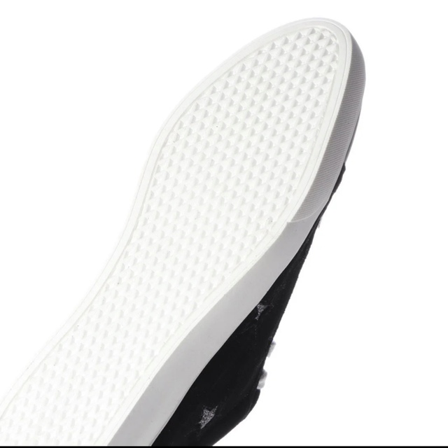 SCOT CLUB(スコットクラブ)の未使用 mionotice 本革 星柄スニーカー レザー 黒 ブラック レディースの靴/シューズ(スニーカー)の商品写真