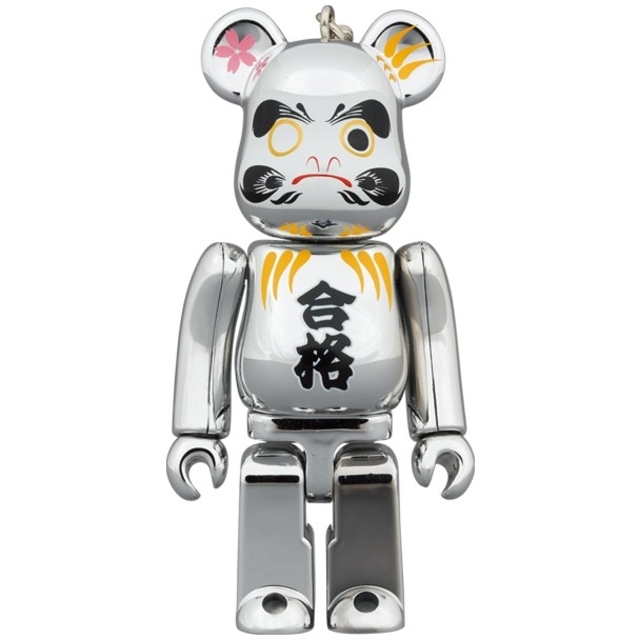 BE@RBRICK 達磨 合格 銀メッキ 100％ 400％　2セット