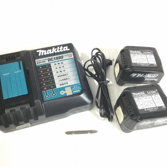 ☆極美品☆makita マキタ 18V 充電式ソフトインパクトドライバ TS131DRGX バッテリー2個(14.4V 6.0Ah) 充電器 ケース付き 60260