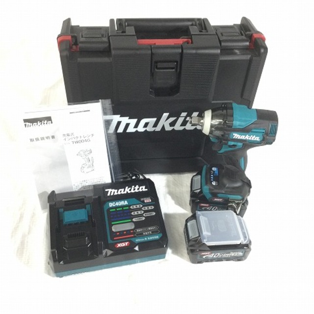 Makita ☆極美品☆makita マキタ 40Vmax 充電式インパクトレンチ TW004GRDX 2.5Ahバッテリー2個(BL4025)  充電器(DC40RA) ケース付 60433の通販 by 工具販売専門店Borderless(ラクマ店)｜マキタならラクマ