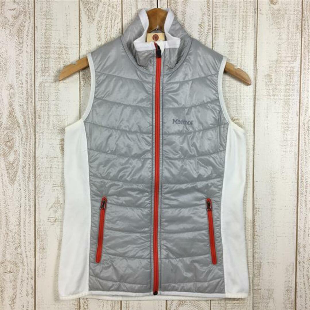 MARMOT(マーモット)のWOMENs S  マーモット インサレーション ベスト Insulation Vest MARMOT A77440 ホワイト系 レディースのファッション小物(その他)の商品写真