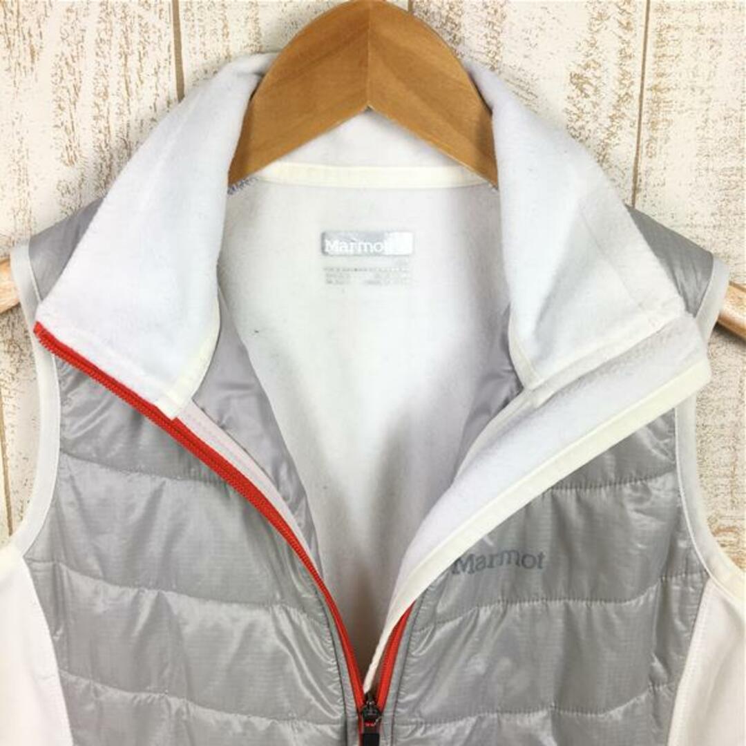 MARMOT(マーモット)のWOMENs S  マーモット インサレーション ベスト Insulation Vest MARMOT A77440 ホワイト系 レディースのファッション小物(その他)の商品写真