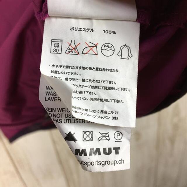 WOMENs S  マムート サロバー ジャケット Salober Jacket ウィンドシェル フーディ MAMMUT 1010-09180 パープル系