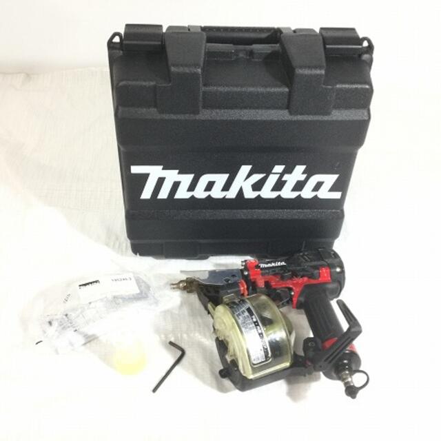 Makita(マキタ)の☆比較的綺麗です☆makita マキタ 50ｍｍ 高圧エア釘打 AN514H 赤/レッド エア工具 釘打ち機 大工道具 60232 自動車/バイクのバイク(工具)の商品写真