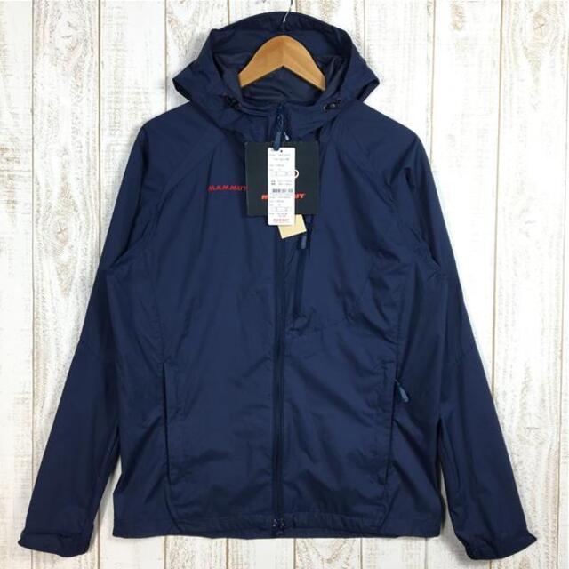 MENs S マムート フラッシュ ジャケット Flash Jacket ウィンドシェル フーディ MAMMUT 1010-16230 5189 Space ネイビー系 | フリマアプリ ラクマ