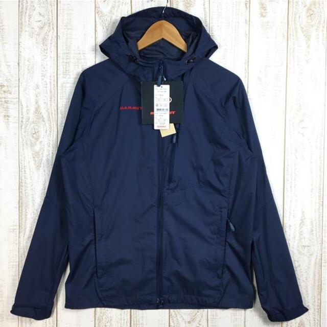 Mammut(マムート)のMENs S  マムート フラッシュ ジャケット Flash Jacket ウィンドシェル フーディ MAMMUT 1010-16230 5189 Space ネイビー系 メンズのメンズ その他(その他)の商品写真