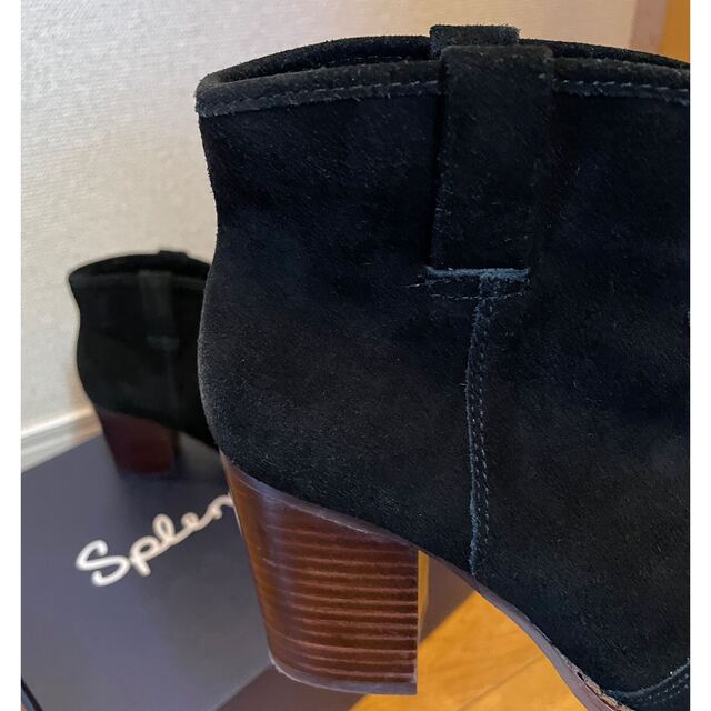 ブラック スエード ブーティー Booties US size 6 レディースの靴/シューズ(ブーティ)の商品写真