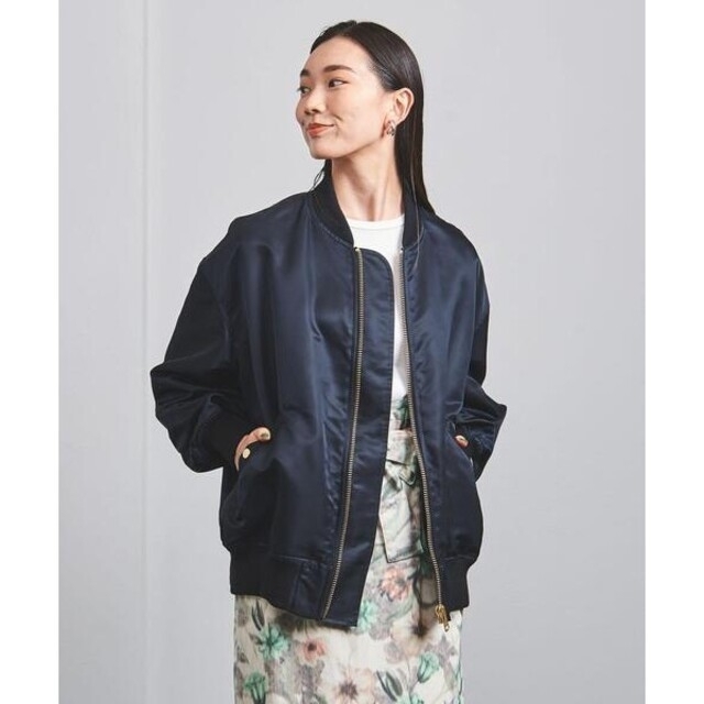 UNITED ARROWS(ユナイテッドアローズ)の新品♡UNITED ARROWS ユナイテッドアローズMA-1ジャケットブラック レディースのジャケット/アウター(ブルゾン)の商品写真