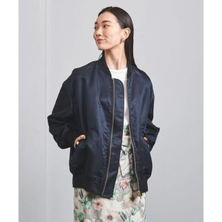 ユナイテッドアローズ(UNITED ARROWS)の新品♡UNITED ARROWS ユナイテッドアローズMA-1ジャケットブラック(ブルゾン)