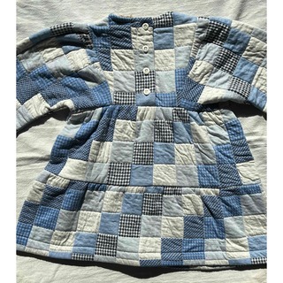 Fish & Kids BLUE PATCHWORK DRESS 22awの通販 by s.s.s. shop