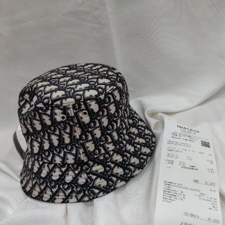 Dior - 25日まで割引DIOR D-OBLIQUE ボブハット バケットハット バケハ 買い新作 値下げ美品Diorハット ハット