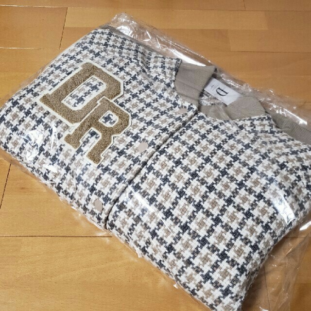 Dベアチェックビッグスタジャン