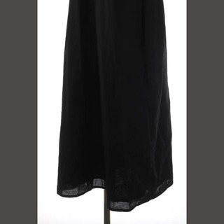 マリハ 夏の光のドレス フレンチスリーブ ワンピース ロング 黒 ブラック