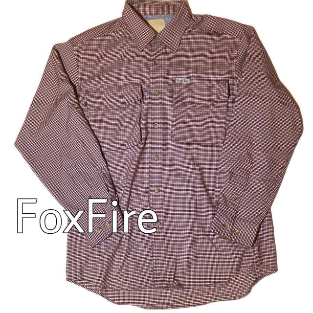 Foxfire(フォックスファイヤー)のFOXFIRE フォックスファイヤー　 アウトドアシャツ　Mサイズ メンズのトップス(シャツ)の商品写真