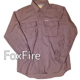 フォックスファイヤー(Foxfire)のFOXFIRE フォックスファイヤー　 アウトドアシャツ　Mサイズ(シャツ)