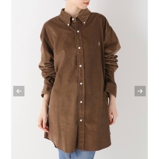 スピックアンドスパン(Spick & Span)の完売　ポロ ラルフ ローレンCORDUROY BUTTON DOWN S  (シャツ/ブラウス(長袖/七分))