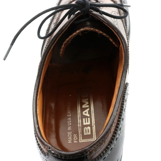 Alden(オールデン)のオールデン シューズ コードバン コンビ 25.5cm 茶 黒 メンズの靴/シューズ(その他)の商品写真