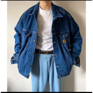 カーハート(carhartt)のvintage 90s xxxxl 超オーバーサイズ デニムジャケット Gジャン(Gジャン/デニムジャケット)