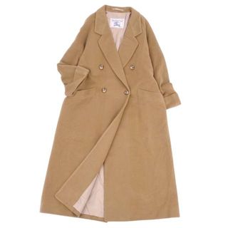 バーバリー(BURBERRY)の美品 Vintage バーバリー Burberrys コート ウール カシミヤ チェスター レディース ダブルブレスト アウター 古着 9AB2(M相当) ベージュ(モッズコート)