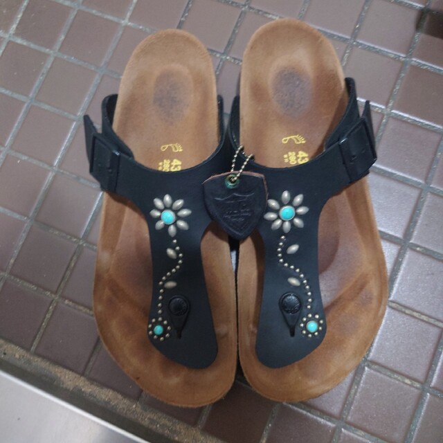 BIRKENSTOCK(ビルケンシュトック)のBIRKENSTOCK　HTC ビルケンシュトック　エイチティシー　ターコイズ メンズの靴/シューズ(サンダル)の商品写真