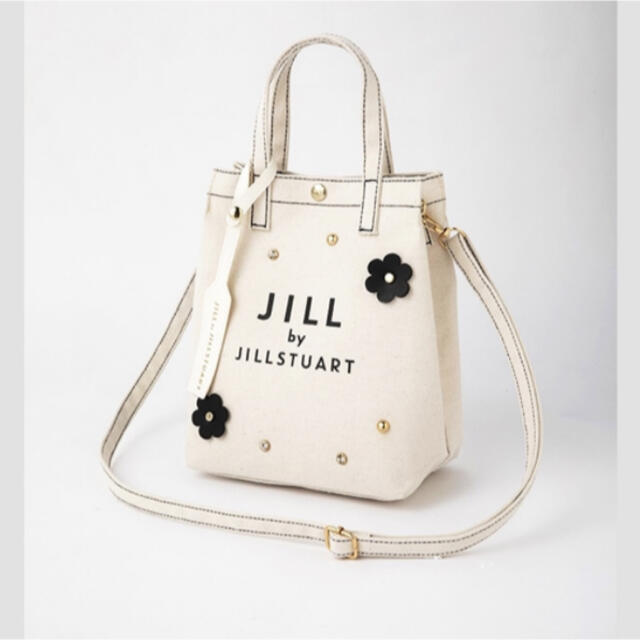 JILL by JILLSTUART(ジルバイジルスチュアート)のJILLby JILLSTUART ムック本　付録2wayバッグ 白 レディースのバッグ(ショルダーバッグ)の商品写真