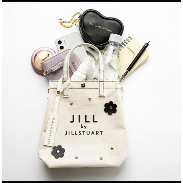 JILL by JILLSTUART(ジルバイジルスチュアート)のJILLby JILLSTUART ムック本　付録2wayバッグ 白 レディースのバッグ(ショルダーバッグ)の商品写真