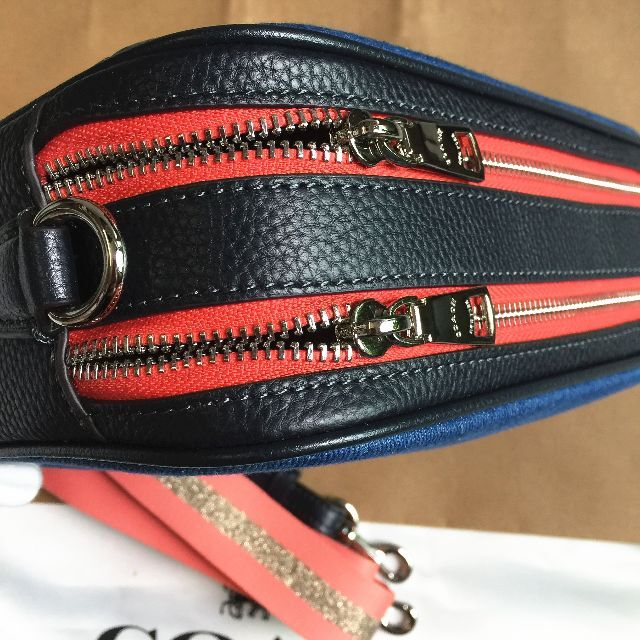 COACHバッグ 93986 デニム ショルダーバッグ クロスボディー2WAY