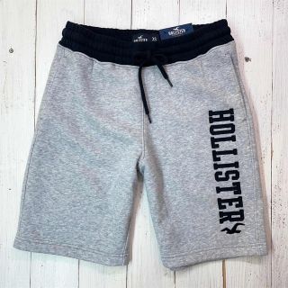 ホリスター(Hollister)のスーパーソフト！ヘビロテ間違いなし♩ロゴ刺繍/スウェットショートパンツ【L】灰(ショートパンツ)