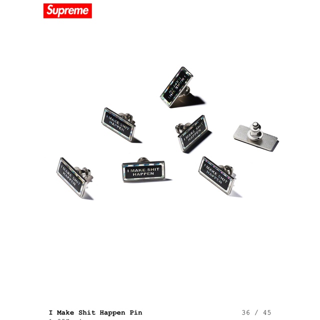 Supreme - supremeシュプリーム pin📍の通販 by S's shop｜シュプリームならラクマ