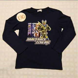 バンダイ(BANDAI)の130☆仮面ライダーゼロワン☆プリントロンＴ☆ネイビー☆01☆滅亡迅雷(Tシャツ/カットソー)