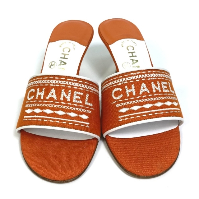 CHANEL シャネル　ビーチサンダル　サンダル　ブラック　黒　35 新品　限定