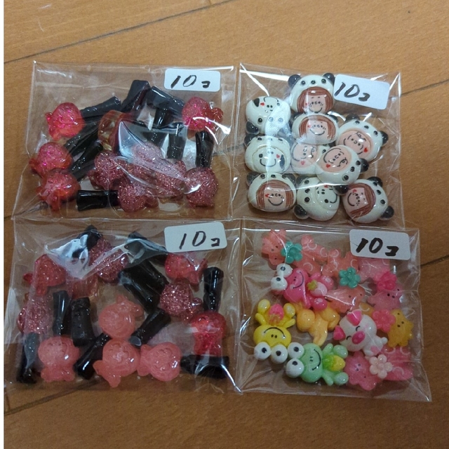 デコパーツ　プラパーツ　ハンドメイド ハンドメイドの素材/材料(各種パーツ)の商品写真