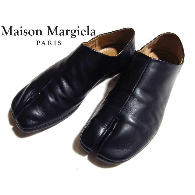 Maison Martin Margiela(マルタンマルジェラ)のメゾン マルジェラ tabi 足袋 タビ レザー スリッポン シューズ 44 黒 メンズの靴/シューズ(スリッポン/モカシン)の商品写真