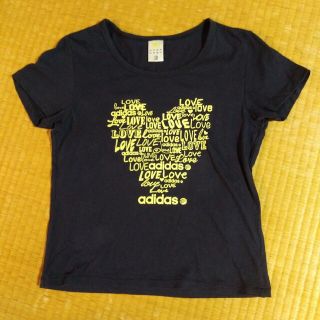 アディダス(adidas)の未使用　アディダス　紺色　半袖Tシャツ　M　レディース(Tシャツ(半袖/袖なし))